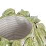 Jarrón Verde-Blanco Cerámica Decoración 33,50 X 33 X 23 cm