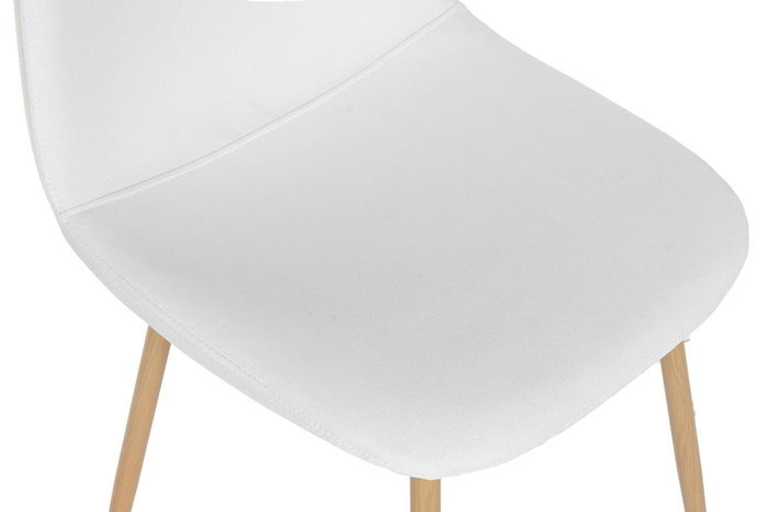 DKD Home Decor Silla de Poliéster y Hierro Símil Madera