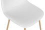 DKD Home Decor Silla de Poliéster y Hierro Símil Madera