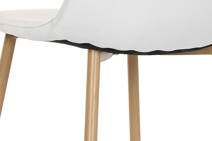 DKD Home Decor Silla de Poliéster y Hierro Símil Madera