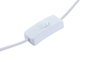 DKD Home Decor Lámpara Sobremesa Marrón Claro Blanco Cerámica Poliéster 36 x 60 x 36 cm
