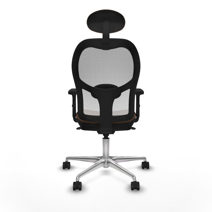 PIQUERAS Y CRESPO Silla de oficina Jorquera Marrón y Blanco PIQUERAS Y CRESPO Silla de oficina Jorquera Marrón y Blanco
