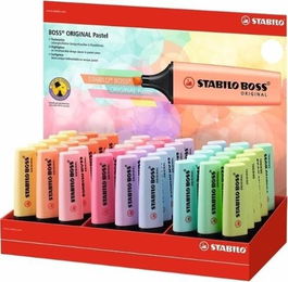 Stabilo Marcador Fluorescente Boss Original C-Surtidos Pastel Expositor 45 Ud