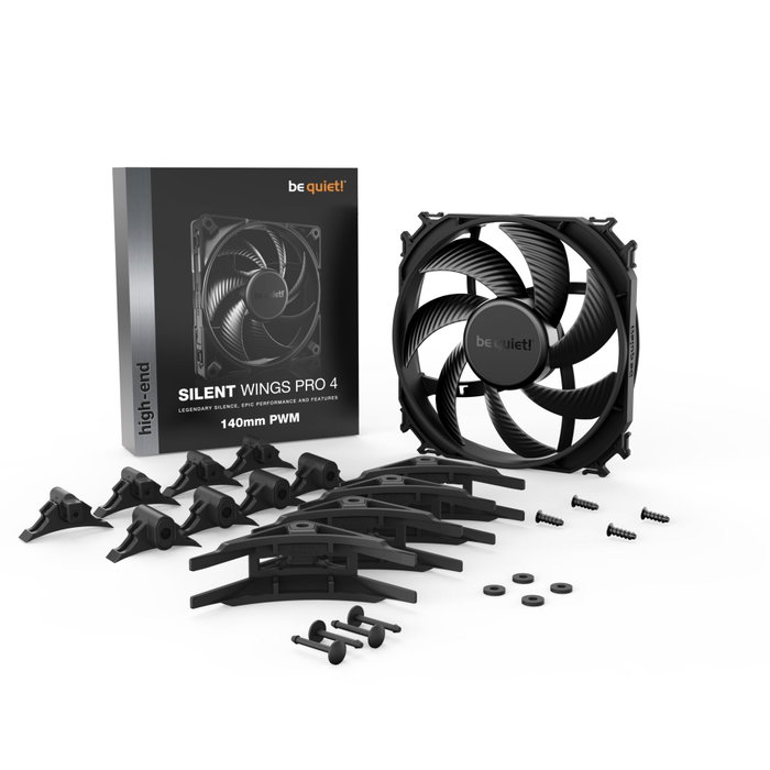 be quiet! SILENT WINGS PRO 4 140mm PWM Black be quiet! SILENT WINGS PRO 4 140mm PWM Black