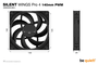 be quiet! SILENT WINGS PRO 4 140mm PWM Ventilador PC 14cm 2400RPM Negro