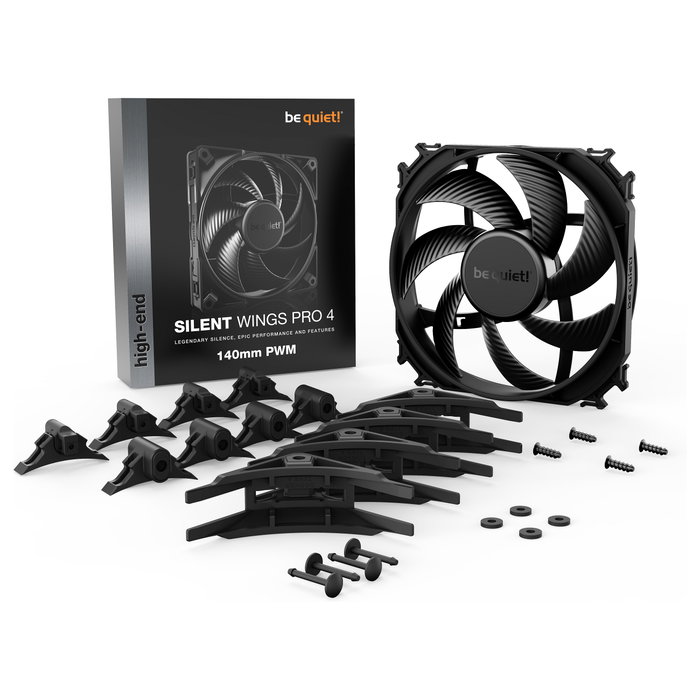 be quiet! SILENT WINGS PRO 4 140mm PWM Black be quiet! SILENT WINGS PRO 4 140mm PWM Black