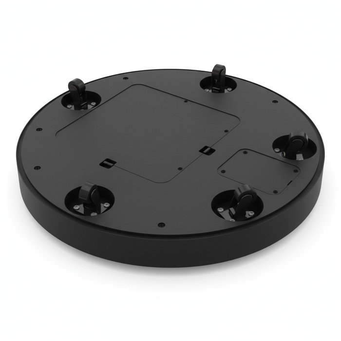 ALLNET Pantalla de Alto Rendimiento de 32 Pulgadas con Soporte, Base de Suelo, Batería y Carga Integrada, Color Negro