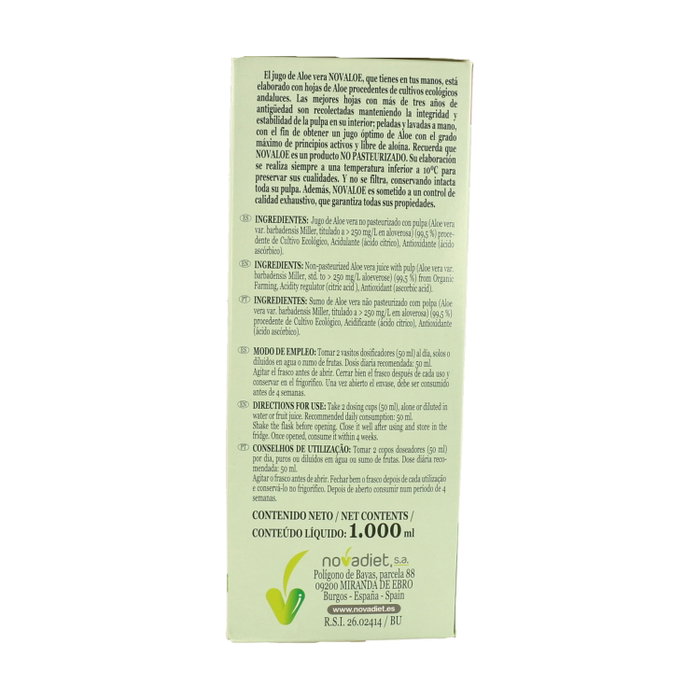 Nova Diet Novaloe Jugo de Aloe Vera 1L