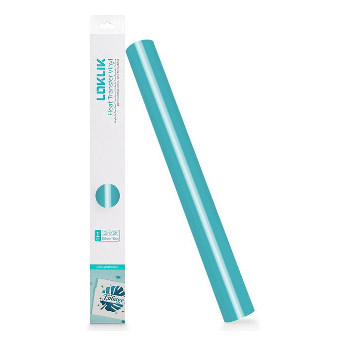 LOKLiK Europe Plotterfolie Basic - Aqua Blau - 30,5 x 180 cm