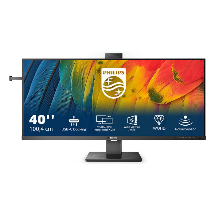 Philips 40B1U5601H/00 Monitor UltraWide QHD 40 pulgadas IPS con Webcam Philips 40B1U5601H/00 Monitor UltraWide QHD 40 pulgadas IPS con Webcam