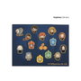 Cerdá Set Papelería Coloreable Harry Potter Azul