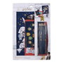Cerdá Set Papelería Coloreable Harry Potter Azul