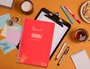 Liderpapel Cuaderno Espiral Pautaguía A4 80 Hojas 90g Cuadro 4mm Rojo