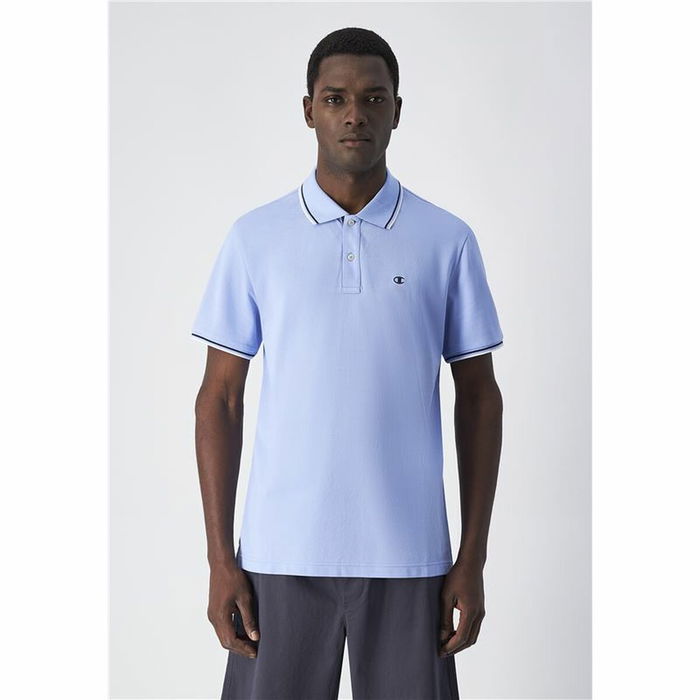 Polo de Manga Corta Hombre Champion Violeta 44