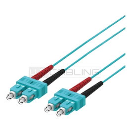 Wp european cabling solution Cable de fibra óptica multimodo OM3 SC-SC 2m