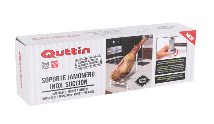 Quttin Soporte Jamonero Inox Succión