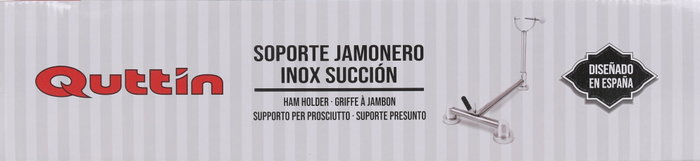 Quttin Soporte Jamonero Inox Succión