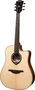 LAG Guitarra Acústica Dreadnought Hyvibe H2 30 A/E Cutaway HyVibe H2 Tapa Abeto Engelmann Fondo Bocote Acabado Brillante