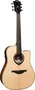 LAG Guitarra Acústica Dreadnought Hyvibe H2 30 A/E Cutaway HyVibe H2 Tapa Abeto Engelmann Fondo Bocote Acabado Brillante