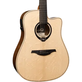 LAG Guitarra Acústica Dreadnought Hyvibe H2 30 A/E Cutaway HyVibe H2 Tapa Abeto Engelmann Fondo Bocote Acabado Brillante