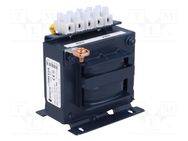 BREVE TUFVASSONS TMM 63VA 400VAC/230V Monofásico BREVE TUFVASSONS TMM 63VA 400VAC/230V Monofásico