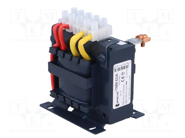 BREVE TUFVASSONS TMM 63VA 400VAC/230V Monofásico BREVE TUFVASSONS TMM 63VA 400VAC/230V Monofásico