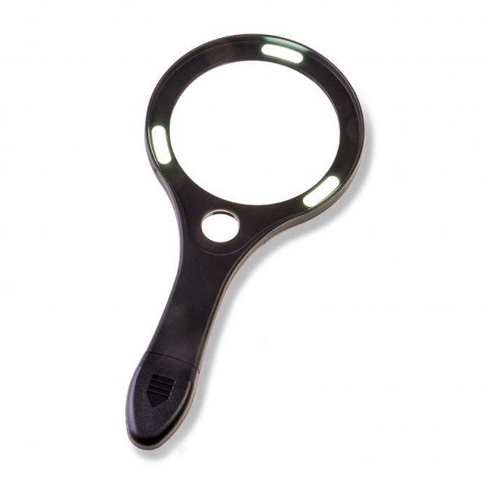 Carson Lupa de mano COB LED 90mm con lente asférica 2.5x Carson Lupa de mano COB LED 90mm con lente asférica 2.5x