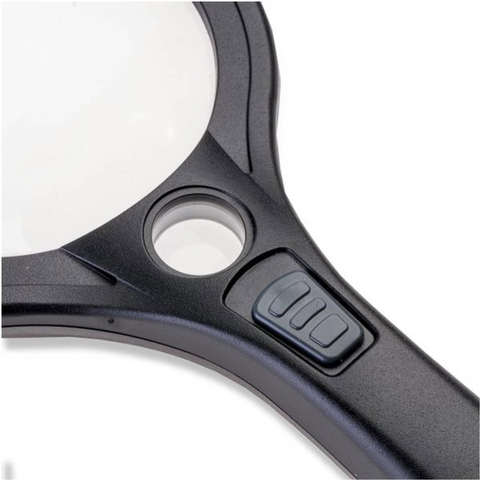 Carson Lupa de mano COB LED 90mm con lente asférica 2.5x Carson Lupa de mano COB LED 90mm con lente asférica 2.5x