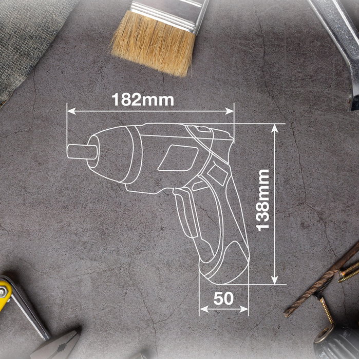 Hantums Mini atornillador inalámbrico 3.6V