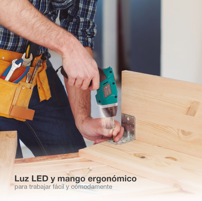 Hantums Mini atornillador inalámbrico 3.6V