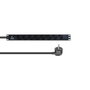 Lanview Regleta de Alimentación para Rack 19" con 8 Enchufes Schuko Tipo F, Cable 3m 16A, Montaje 1U Frontal