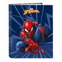 Carpeta de anillas Spider-Man Azul A4 26.5 x 33 x 4 cm