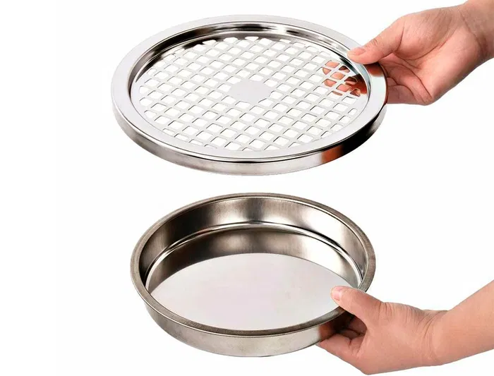 Q-connect Cenicero papelera metalico negro 61,5x25 cm capacidad + de 10 L