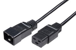 MicroConnect Cable de Extensión C19 - C20, 0,5m