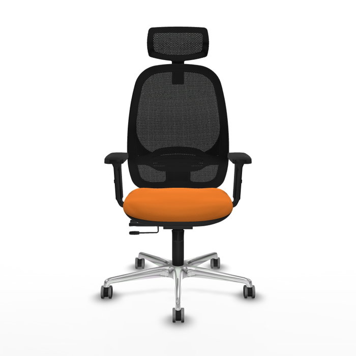 PIQUERAS Y CRESPO Silla de oficina Cilanco Naranja y Negro PIQUERAS Y CRESPO Silla de oficina Cilanco Naranja y Negro