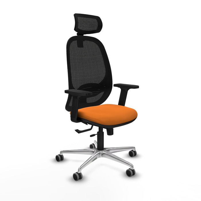 PIQUERAS Y CRESPO Silla de oficina Cilanco Naranja y Negro PIQUERAS Y CRESPO Silla de oficina Cilanco Naranja y Negro