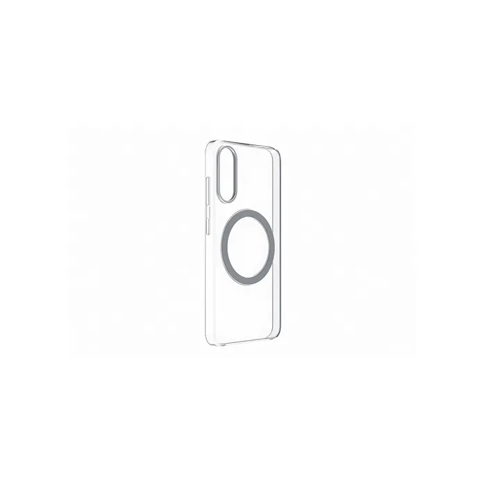 Samsung Clear Magnet Case Qi2 Transparente para Galaxy S25 Edge, Funda de Silicona Protectora Resiste Golpes, Modelo Compatible GP-FFS937YCA