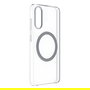 SAMSUNG GP-FFS937YCA Funda Transparente Qi2 para Galaxy S25 Edge, Silicona, Resistente a Golpes y Rayones