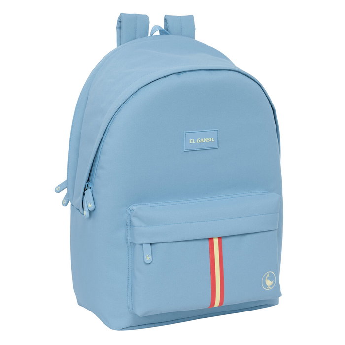 Safta Mochila Doble para Portátil 15,6'' con USB El Ganso Basics Cerulean