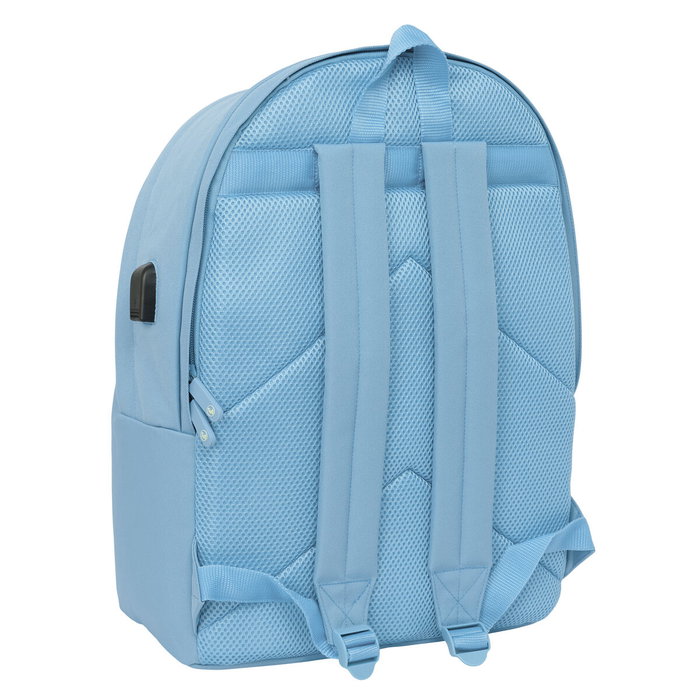 Safta Mochila Doble para Portátil 15,6'' con USB El Ganso Basics Cerulean