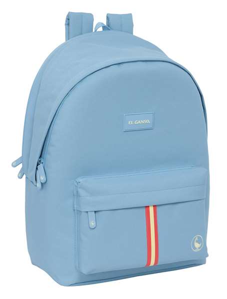 El Ganso Mochila Basics Cerulean Doble para Portátil 15.6" con USB 31x44x18 cm