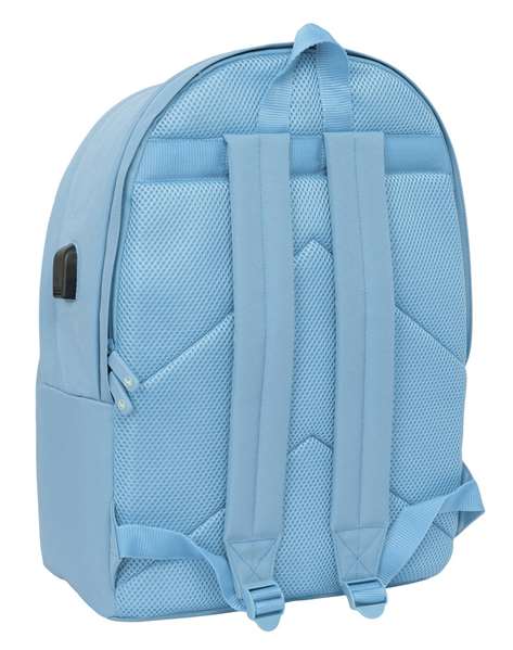 El Ganso Mochila Basics Cerulean Doble para Portátil 15.6" con USB 31x44x18 cm
