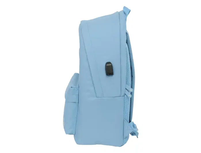 Safta Mochila Doble para Portátil 15,6'' con USB El Ganso Basics Cerulean
