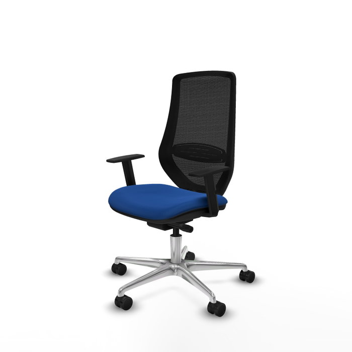 PIQUERAS Y CRESPO Silla de oficina Mardos con mecanismo Sincro/Traslack Azul y Negro PIQUERAS Y CRESPO Silla de oficina Mardos con mecanismo Sincro/Traslack Azul y Negro