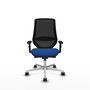 PIQUERAS Y CRESPO Silla de oficina Mardos con mecanismo Sincro/Traslack Azul y Negro