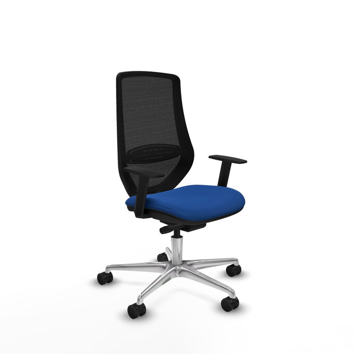 PIQUERAS Y CRESPO Silla de oficina Mardos con mecanismo Sincro/Traslack Azul y Negro PIQUERAS Y CRESPO Silla de oficina Mardos con mecanismo Sincro/Traslack Azul y Negro