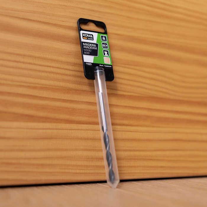 Koma Tools Broca 3 puntas para madera ø4,00 x 75 mm para taladrar maderas blandas con punta autocentrante