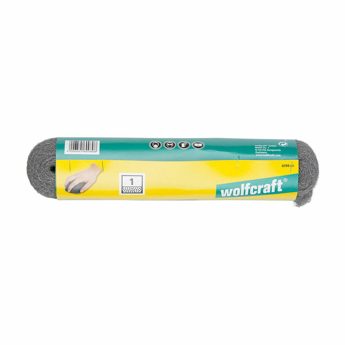 Wolfcraft Lana de acero de grano 1, 200g Wolfcraft Lana de acero de grano 1, 200g