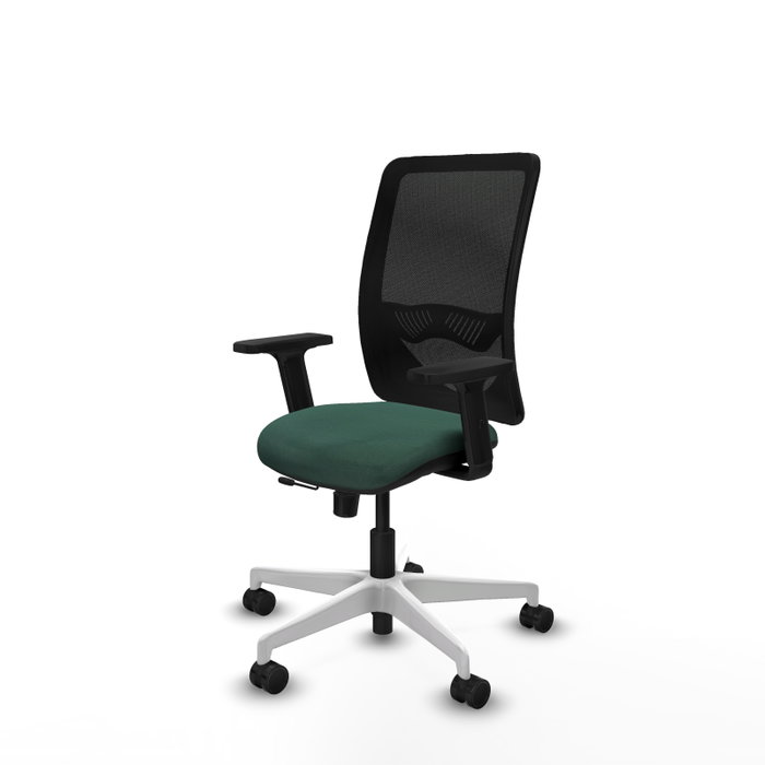 PIQUERAS Y CRESPO Silla de oficina Zulema Verde botella/Negro con mecanismo Sincro/Traslack PIQUERAS Y CRESPO Silla de oficina Zulema Verde botella/Negro con mecanismo Sincro/Traslack