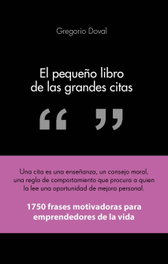 El pequeño libro de las grandes citas, Gregorio Doval Huecas - ALIENTA
